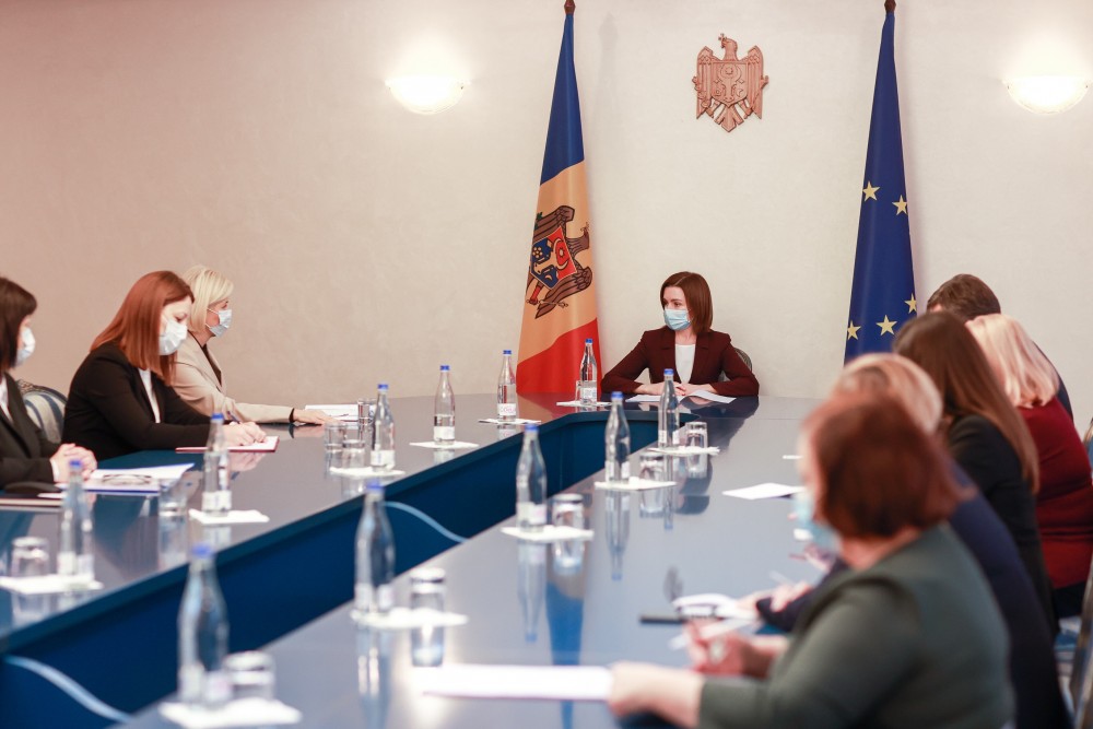 Președintele Maia Sandu a avut o ședință de lucru cu conducerea Autonomiei Găgăuze